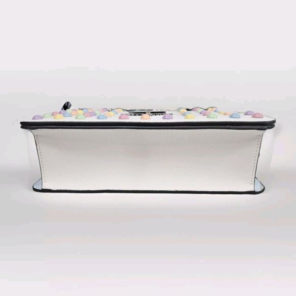 Karl Lagerfeld Paris Simone Flap Crossbody Handbag Pastel IVRY/CANDY Girlhood - Picture 4 of 10